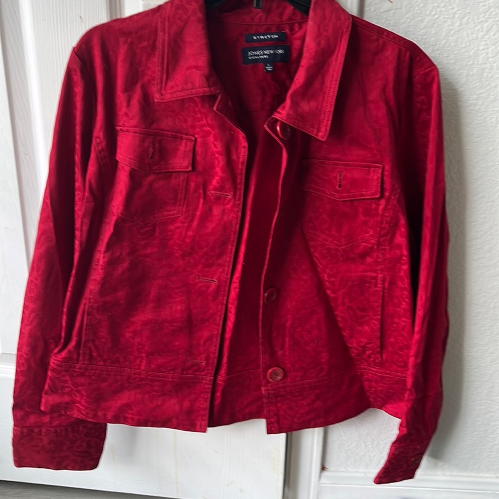 Red jacket